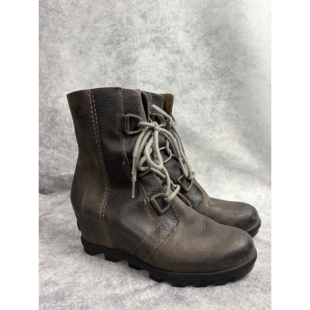 Sorel Women's Joan of Arctic Wedge II Waterproof Bootie Boots Size‎ 9.5